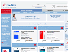 Tablet Screenshot of ifb-medien.de
